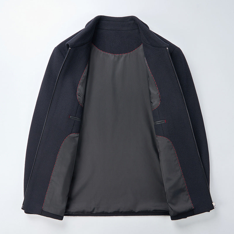 Men's Fashionable Casual Short Wool Blazer
